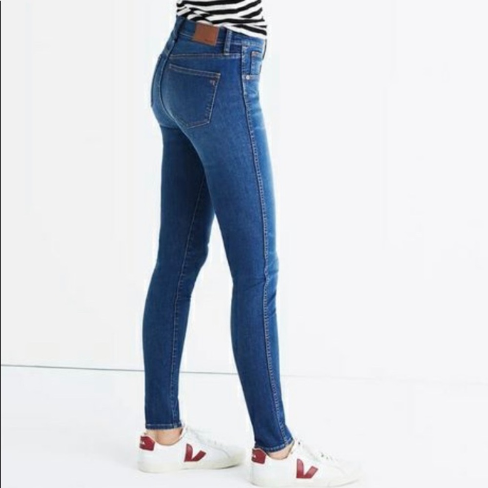 Madewell 9" High Rise Skinny Jeans in Patty Wash Size 25